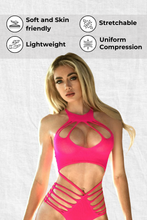 Load image into Gallery viewer, Queen of lines Body Stocking
