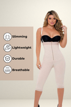 Load image into Gallery viewer, Calf-length Full Body Shaper with Belly &amp; Crotch Zipper
