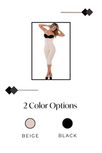 Load image into Gallery viewer, Calf-length Full Body Shaper with Belly &amp; Crotch Zipper
