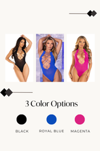 Load image into Gallery viewer, Bad Reputation Tank Bodysuit, Seamless opaque racer tank bodysuit with Halter Neck
