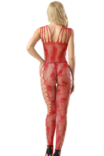 Load image into Gallery viewer, Fishnet full bodysuit lingerie
