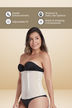 Load image into Gallery viewer, Sculpting latex waist trainer
