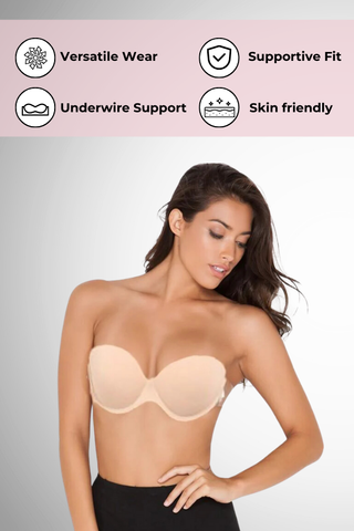 Backless & Strapless Adhesive Bra