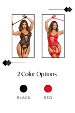 Load image into Gallery viewer, Seductive three-piece lace cami set
