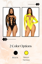 Load image into Gallery viewer, Lead The Way Asymmetrical Bodysuit, Seamless Cut-out Thong Teddy
