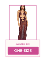 Load image into Gallery viewer, Seamless Knitted Bodystocking Gown and Shrug, Two Piece Set
