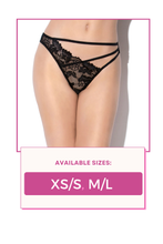 Load image into Gallery viewer, Floral Lace Asymmetrical Panty
