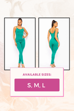 Load image into Gallery viewer, Spaghetti Strap Open Foot Jumpsuit
