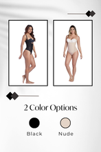 Load image into Gallery viewer, Thermal open bust thong bodysuit
