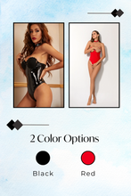Load image into Gallery viewer, PU Leather Teddy with Collar
