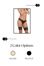 Load image into Gallery viewer, Cuban Heel Sheer Stay-Up Thigh High Stockings
