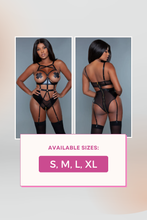 Load image into Gallery viewer, Nixie Bodysuit with Strappy high-neck design
