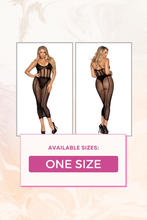 Load image into Gallery viewer, Two Piece bodysuit and matching skirt, Curve-hugging Lingerie Set
