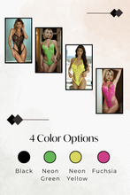 Load image into Gallery viewer, Hole-y Straps Halter Neck Fishnet Bodysuit
