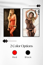 Load image into Gallery viewer, Bodystocking with Attached Garter
