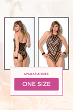 Load image into Gallery viewer, Chevron halter teddy
