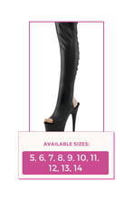 Load image into Gallery viewer, Lace-Up Back Thigh High Boot
