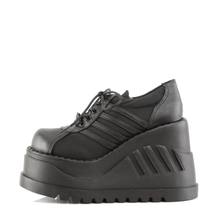 Load image into Gallery viewer, Wedge Platform Lace-Up Front Oxford Shoes
