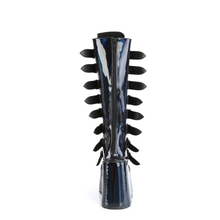 Load image into Gallery viewer, Knee High Boots with 8 Buckle Straps and Metal Plate Details
