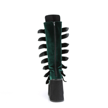 Load image into Gallery viewer, Knee High Boots with 8 Buckle Straps and Metal Plate Details
