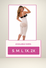 Load image into Gallery viewer, Calf-length Full Body Shaper with Belly &amp; Crotch Zipper
