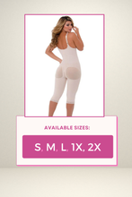 Load image into Gallery viewer, Calf-length Full Body Shaper with Belly &amp; Crotch Zipper
