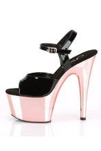 Load image into Gallery viewer, Open-Toe Platform Ankle Strap Sandals – 7" Heel
