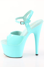 Load image into Gallery viewer, Open-Toe Platform Ankle Strap Sandals – 7" Heel
