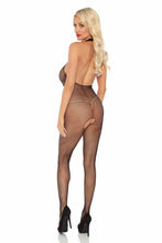 Load image into Gallery viewer, Its Fate Fishnet Halter Bodystocking, Seamless Lingrie
