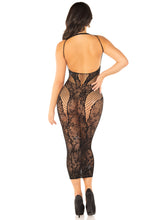 Load image into Gallery viewer, Sweet Surrender Body Con Dress, Rhinestone Lace Lingerie Dress
