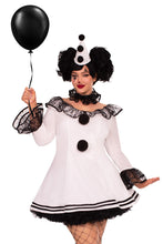 Load image into Gallery viewer, Pierrot Clown Costume – 3 Piece Cute Circus Halloween Outfit
