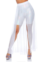 Load image into Gallery viewer, Multi Slit Sheer Full Length Maxi Skirt
