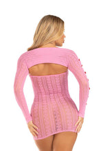 Load image into Gallery viewer, Sweetheart striped tube dress and matching shrug
