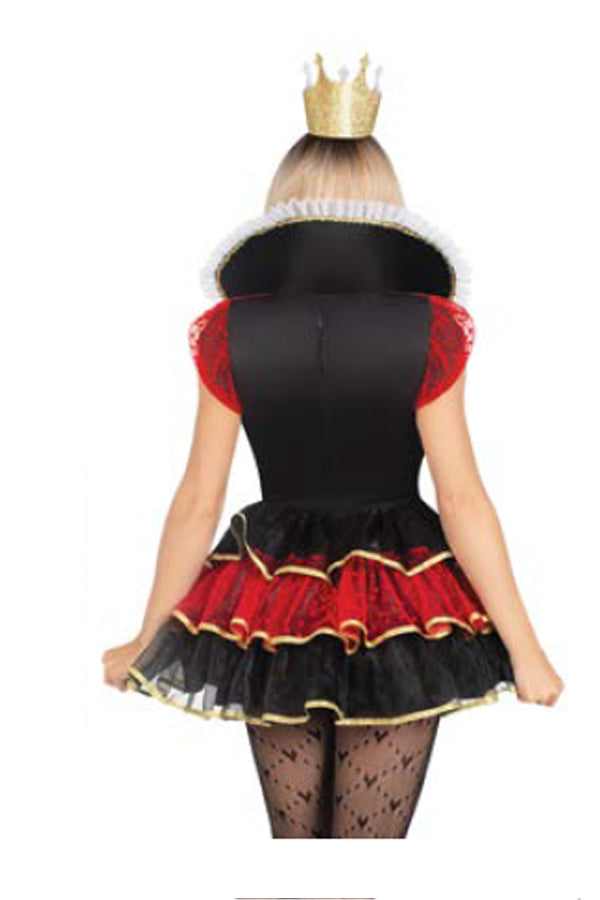 Two Pieces Queen of Hearts Costume Set