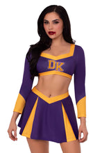 Load image into Gallery viewer, Cheer Squad Slayer Costume for Women – 2 PC Crop Top &amp; Pleated Skirt Cheerleader Outfit
