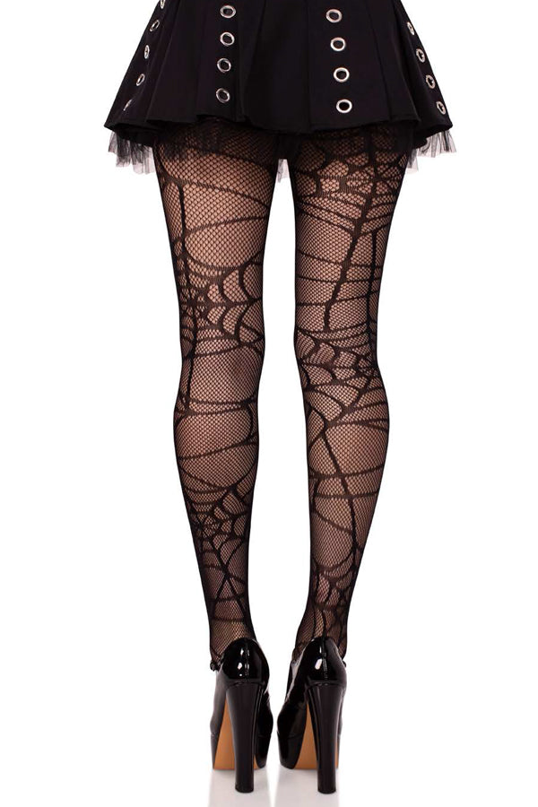 Spiderweb Net Tights – Spellbinding Style for Every Occasion