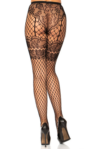 Sheila Faux Garter Tights