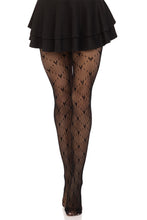 Load image into Gallery viewer, Valentina Heart Net Tights
