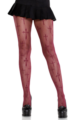 Worship Me Fishnet Tights