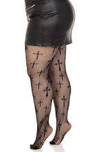 Load image into Gallery viewer, Worship Me Fishnet Tights
