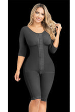 Load image into Gallery viewer, Full Body Shaper for Women with Built-In Bra – Long Sleeve &amp; Long Leg Compression Garment with 3-Row Hook Front, Crotch Zipper &amp; Hourglass Fit
