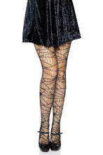 Load image into Gallery viewer, Distressed Net Pantyhose
