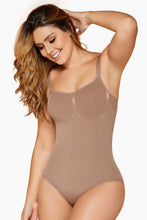 Load image into Gallery viewer, Seamless Shapewear Bodysuit, Tummy Control Body Shaper with Built-In Wire-Free Bra, Adjustable Straps, Full Coverage &amp; 360° Waist Shaping
