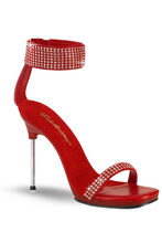 Load image into Gallery viewer, Evening Shoes With Rhinestone Ankle Cuff Slide
