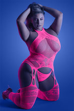 Load image into Gallery viewer, High Neck Halter Bodystocking
