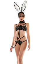 Load image into Gallery viewer, Roleplay Bunny Playsuit with Collared Leash
