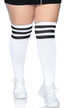 Load image into Gallery viewer, Kellee Plus Size Over the Knee Athletic Socks
