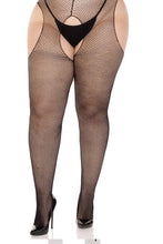 Load image into Gallery viewer, Harley Fishnet Suspender Hose – Bold, Edgy &amp; Irresistibly Sexy
