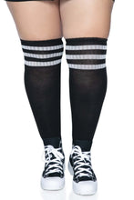 Load image into Gallery viewer, Kellee Plus Size Over the Knee Athletic Socks
