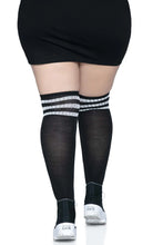 Load image into Gallery viewer, Kellee Plus Size Over the Knee Athletic Socks
